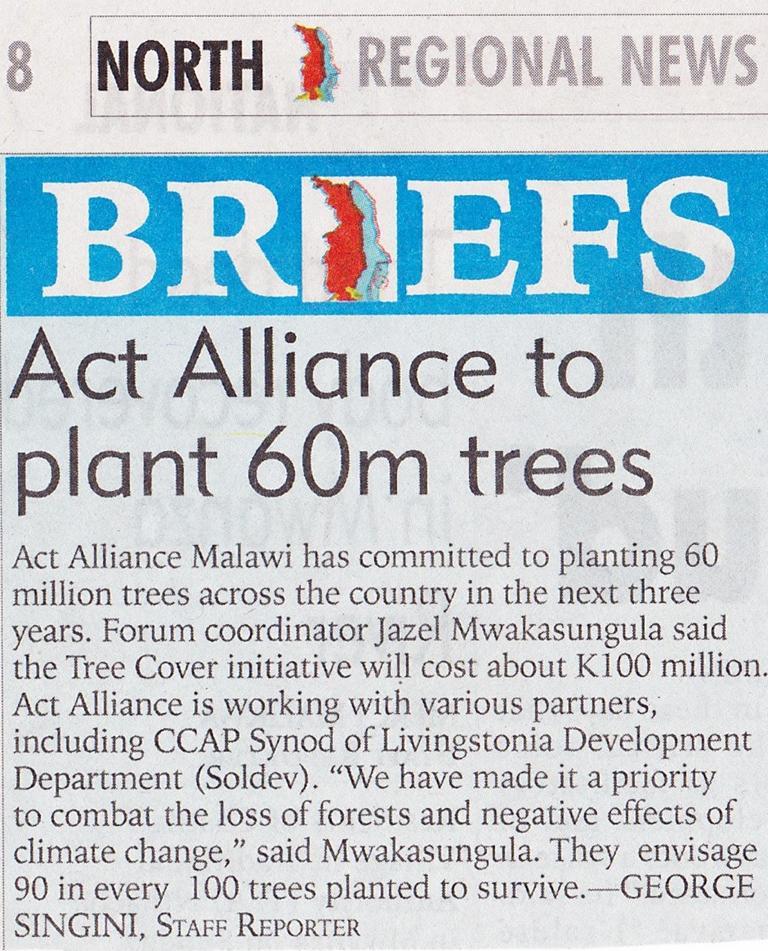 2017-01-17_Act Alliance to plant 60m trees_The Nation.png