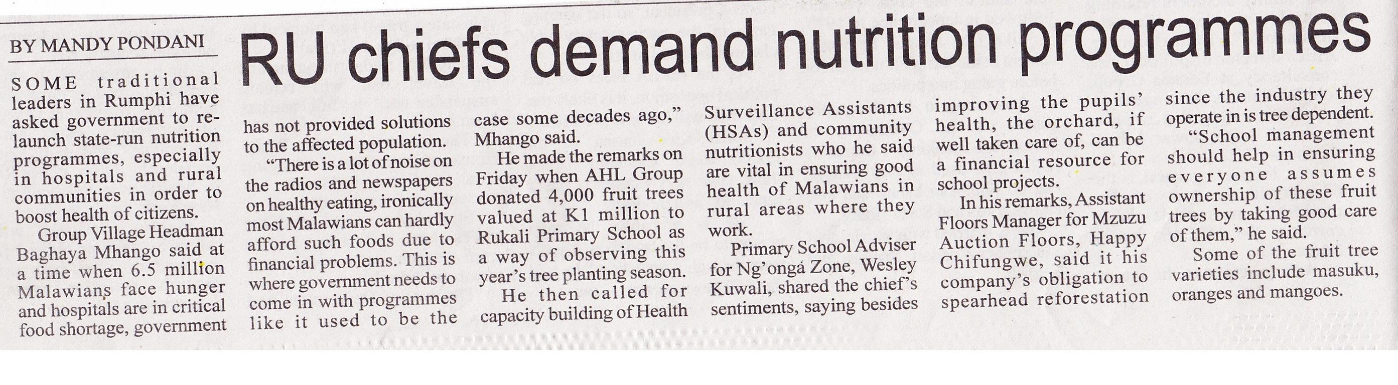 2017-02-06_RU chiefs demand nutrition programmes_The Daily Times.png