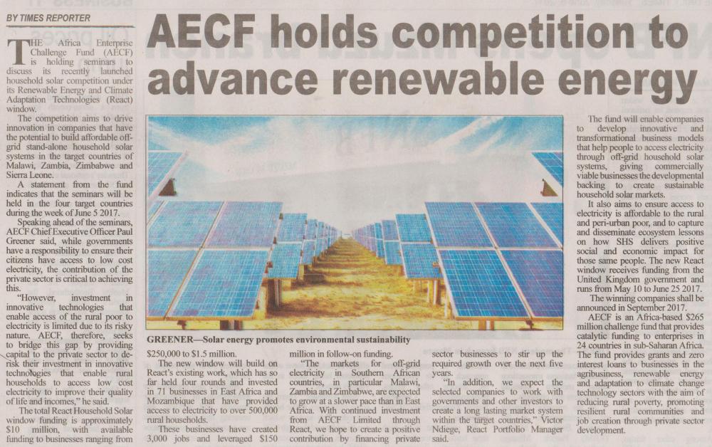 2017-06-06-AECF holds competition to advance renewable energy_ The Daily Times.jpg