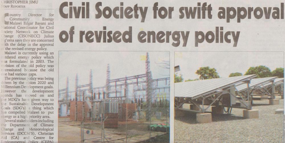 Civil Society for swift approval of revised energy policy_2017-08-18_The Nation.JPG
