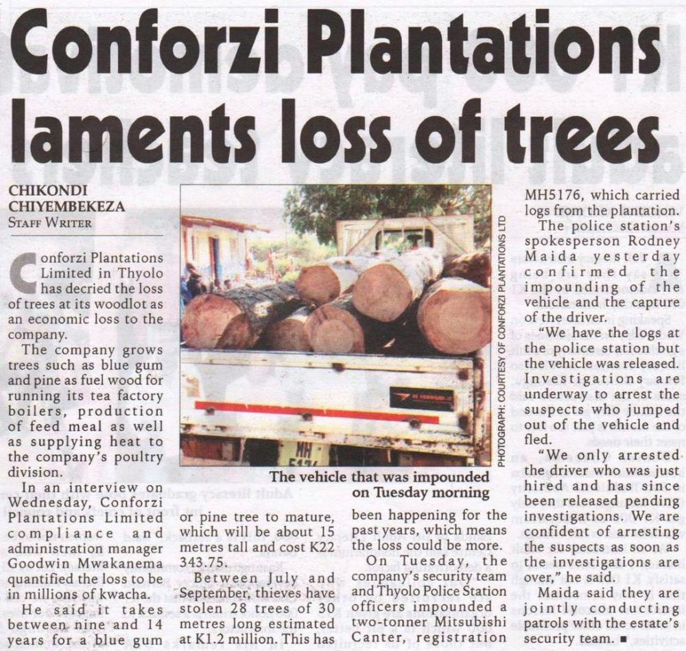 Conforzi Plantations laments loss of trees_2017-09-29_The Nation.JPG