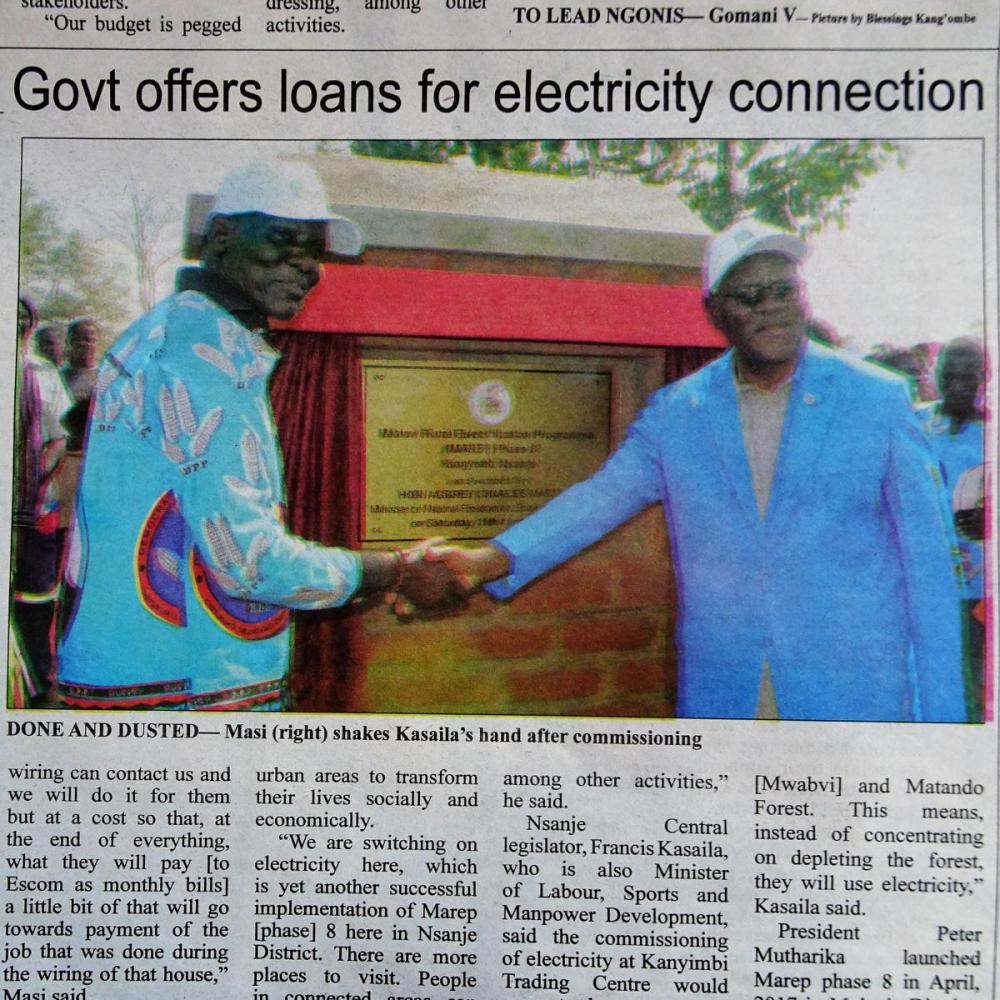2018-08-22_TDT_Govt offers loans for electricity connection_preview.JPG